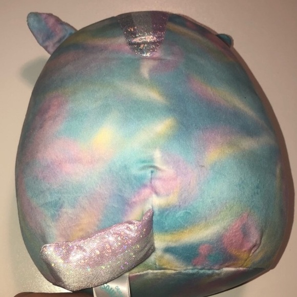 SQUISHMALLOWS Kellytoy Anouk The Tye Dye Unicorn Plush Mystery Plush 8” - Picture 2 of 4